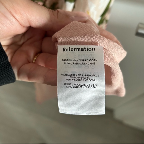 Reformation Pink Floral Dress - Picture 10 of 13